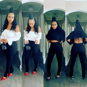 women high waist pants